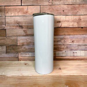 20oz Sublimation Tumbler Blanks Skinny Straight Tumbler With Straw BNIB